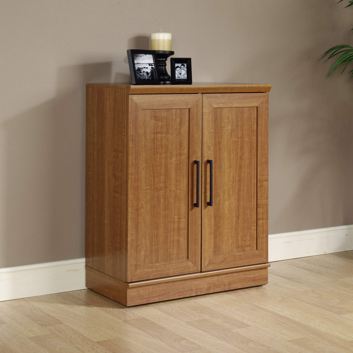Sauder HomePlus Base Cabinet/ Pantry Cabinet, Sienna Oak finish