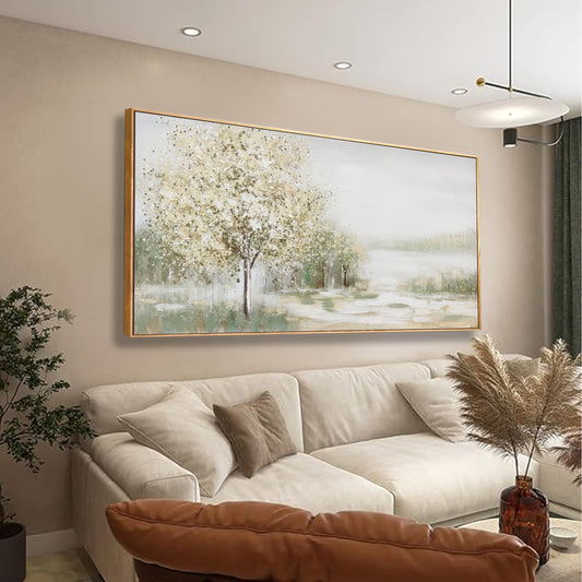 Canvas Wall Art Decor Large Framed Wall Art for Living Room Nature Botanical Wall Art Prints Canvas Art Wall Decor Artwork for Walls Bderoom Office Decor 24x48 Inch