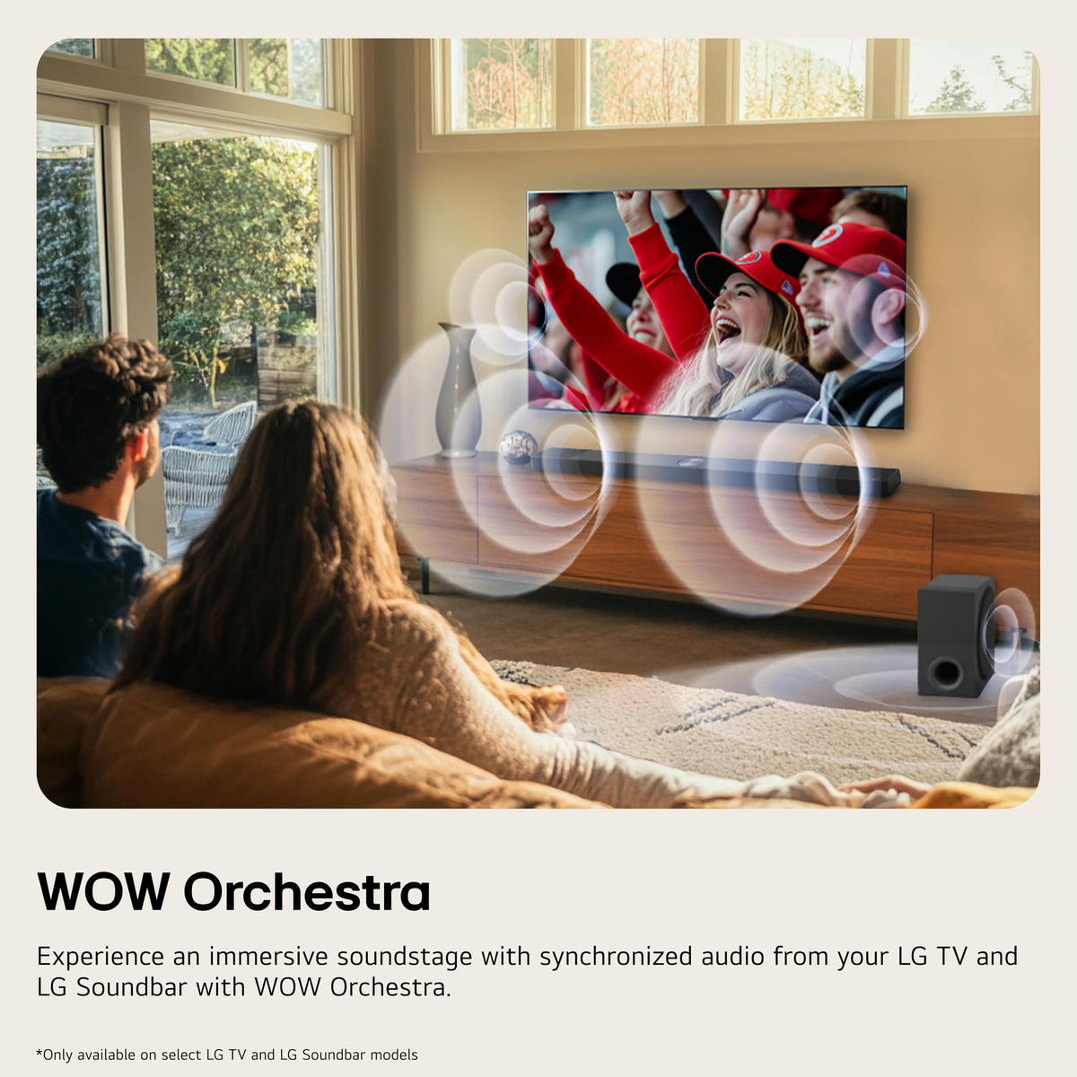 LG S40TR 4.1 ch. Home Theater Soundbar with Rear Surround Speakers and Wireless Subwoofer, Wow Interface, Dolby Audio, AI Sound Pro, Amazon Exclusive