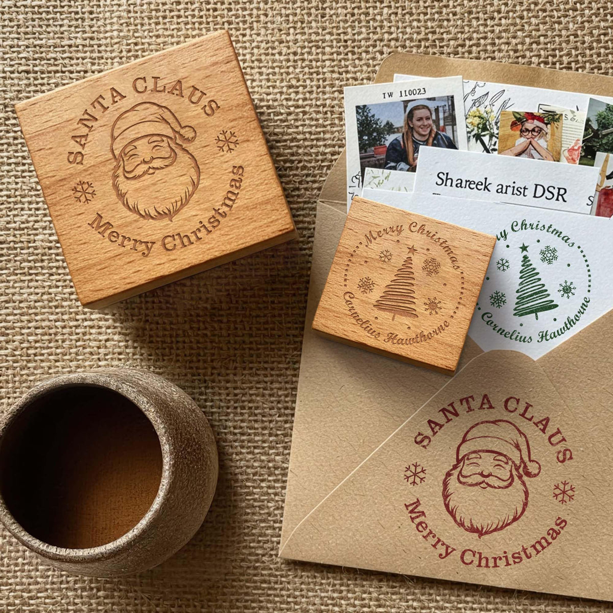 Custom Logo Stamp - Personalized Rubber Stamp - Multiple Size Options Available - Upload Your Logo (3"x3")