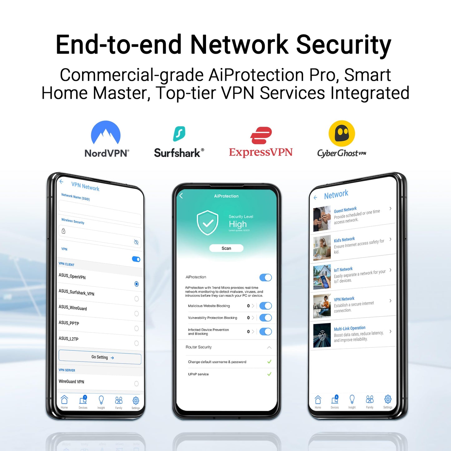 ASUS RT-BE58U WiFi 7 Router - Dual-Band, Dual-WAN, Up to 3.6 Gbps, Mesh + VPN Compatible, 3yr Warranty