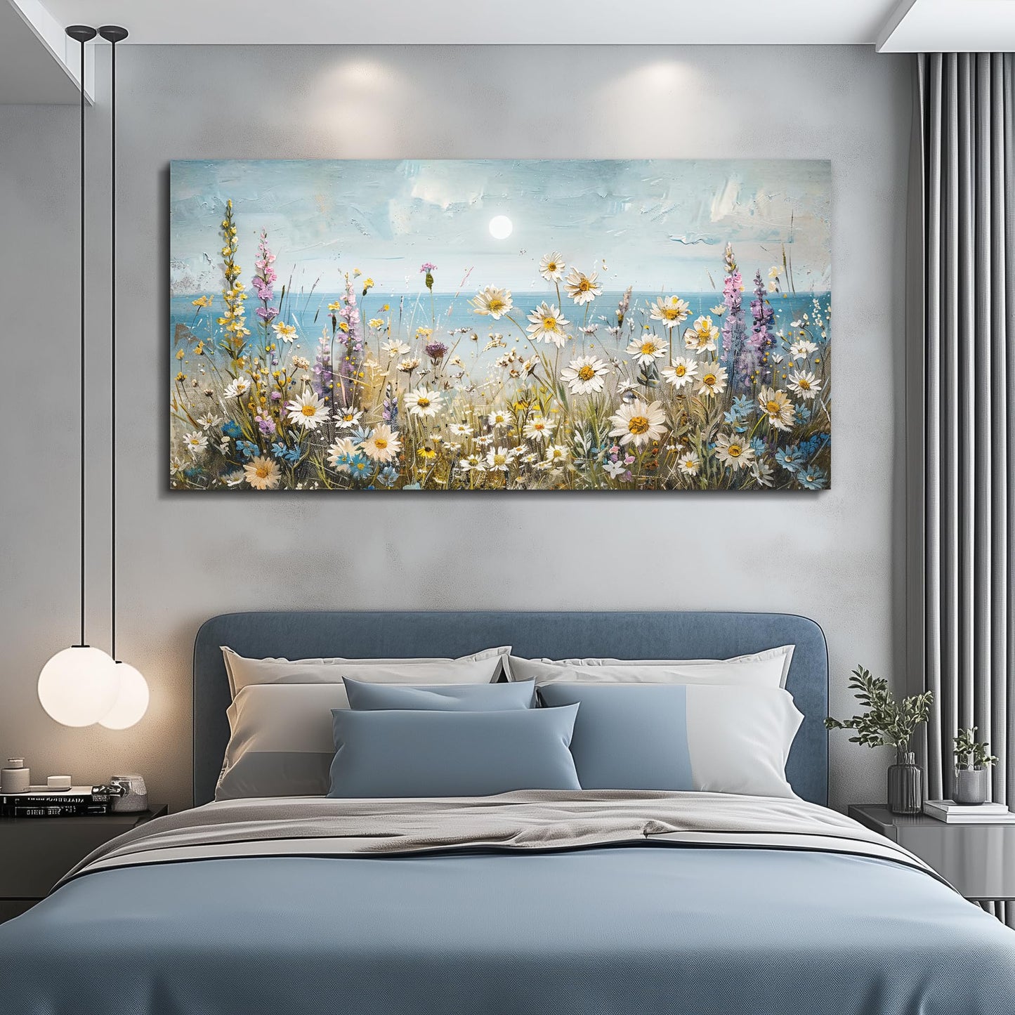 KELIYUAN Wall Art For Living Room Farmhouse Wall Decor For Bedroom Office Decorations Abstract Paintings Flowers Landscape Wall Pictures Canvas Artwork Modern Room Home Decor Posters 20x40In