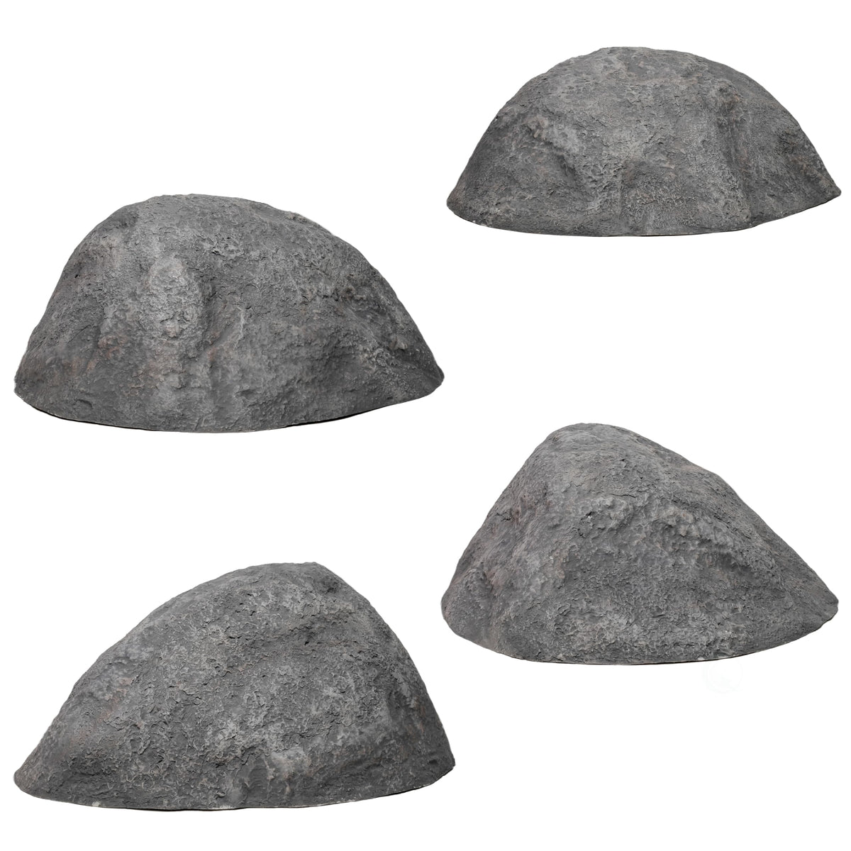 Gardenised QI004479 Outdoor Natural Artificial Round Rock Decor for Gardens, Lawns, and Landscapes - 1 Each