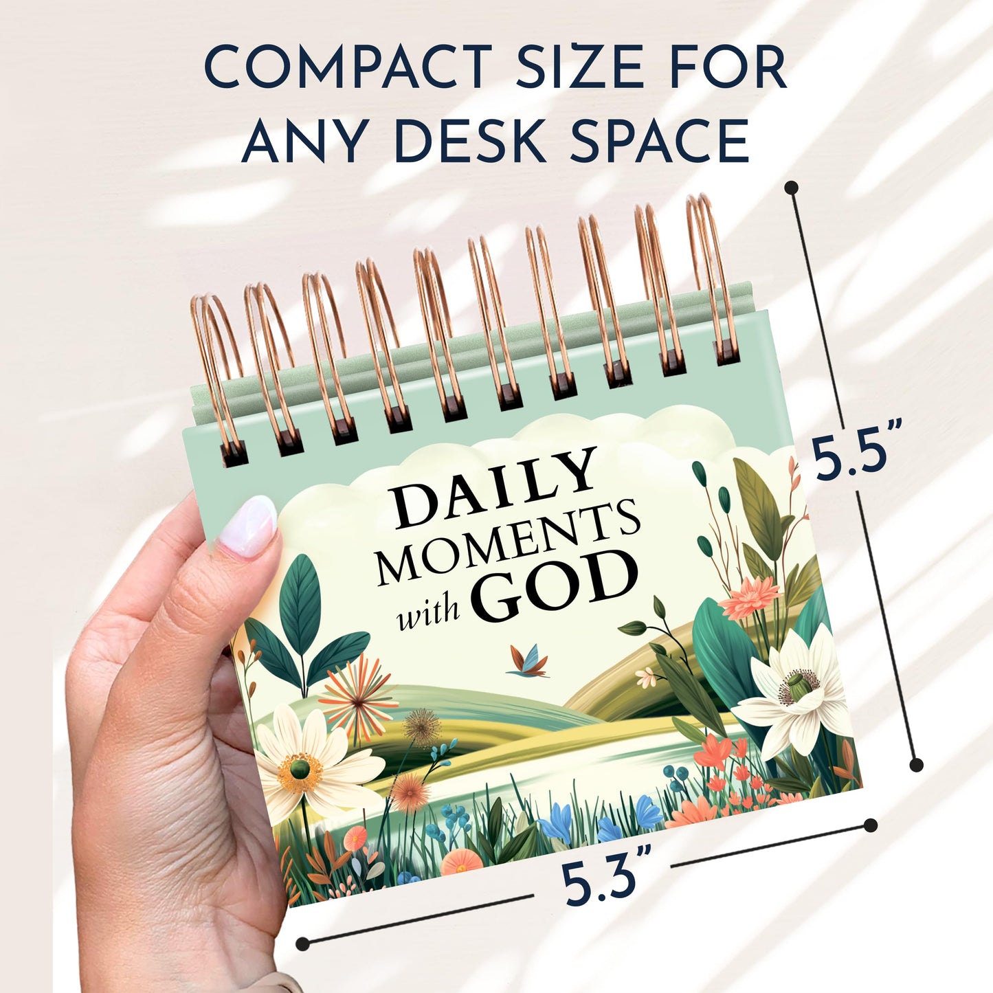 Daily Devotional Calendar for Women – Perpetual Flip with 366 Prayers and Blessings – Christian Gifts for Her, Religious Desk Calendar, Spiritual Gifts, Inspirational Scripture Art, Faith Decor