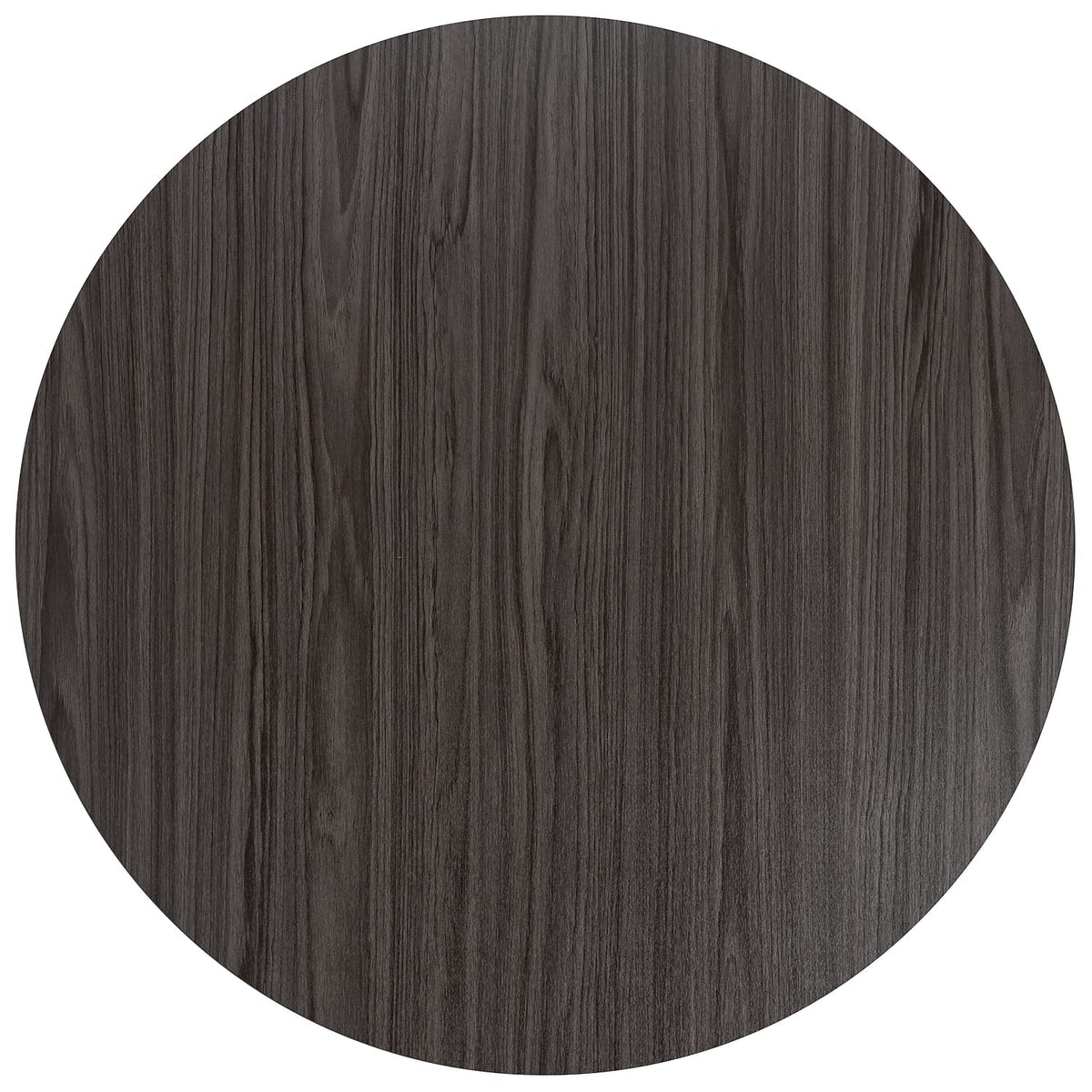 Flash Furniture Chapman 36" Round Multipurpose Conference Table, Business Meeting Table for Office and Conference Rooms, Rustic Gray