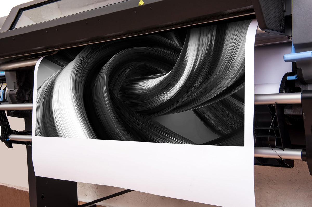 CIRABKY Modern Prints Wall Decor for Office Black and White Abstract Wall Art for Bedroom Minimalist Pictures for Living Room 24 x 48 Inch