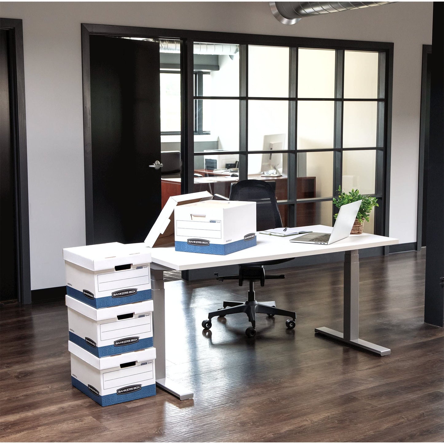 Bankers Box 20-Pack Medium Duty File Storage Boxes with Lids, FastFold Assembly, Letter/Legal, STOR, (0076315)