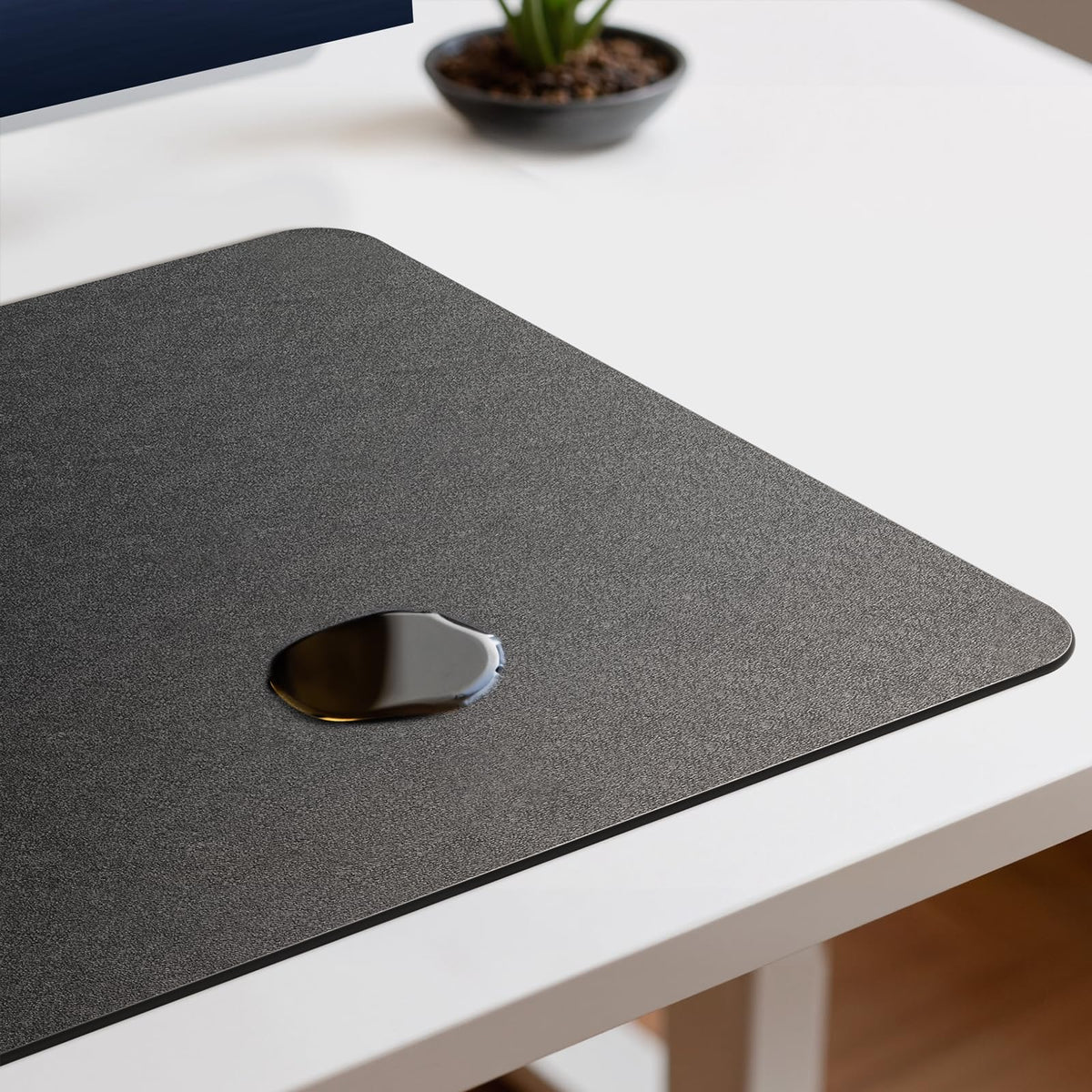 Jotsome Leather Desk Pad Mat, Non-Slip Desk Blotter Pad - Desk Protector for Office, Home, Laptop, and Desktop