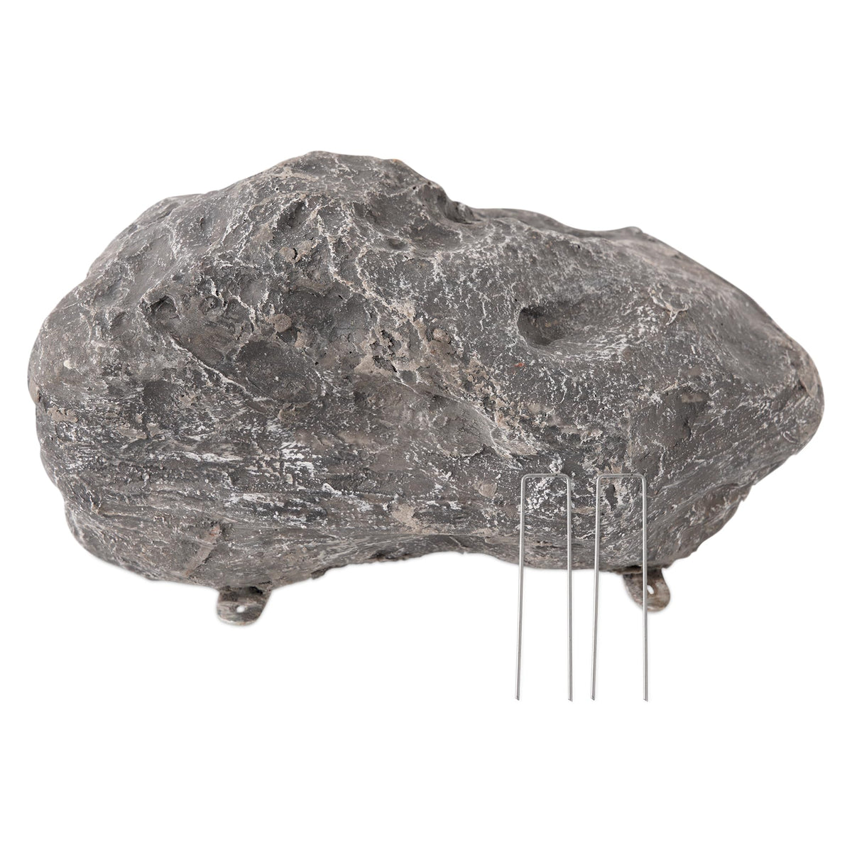 Fake Rock for Outdoor Garden Landscape Décor - Durable Faux Rock - 11.5 x 7.5 x 5.5 Inches