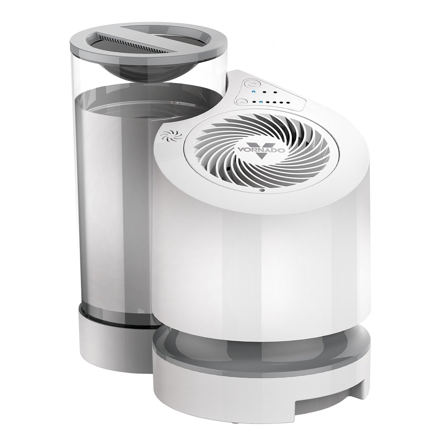 Vornado EV100 Evaporative Whole Room Humidifier with SimpleTank, Easy-Fill, 1 Gallon Capacity, 2 Speeds, Electronic Humidistat, Antimicrobial Treated Wick, Perfect for Home, Bedroom, and Living Room