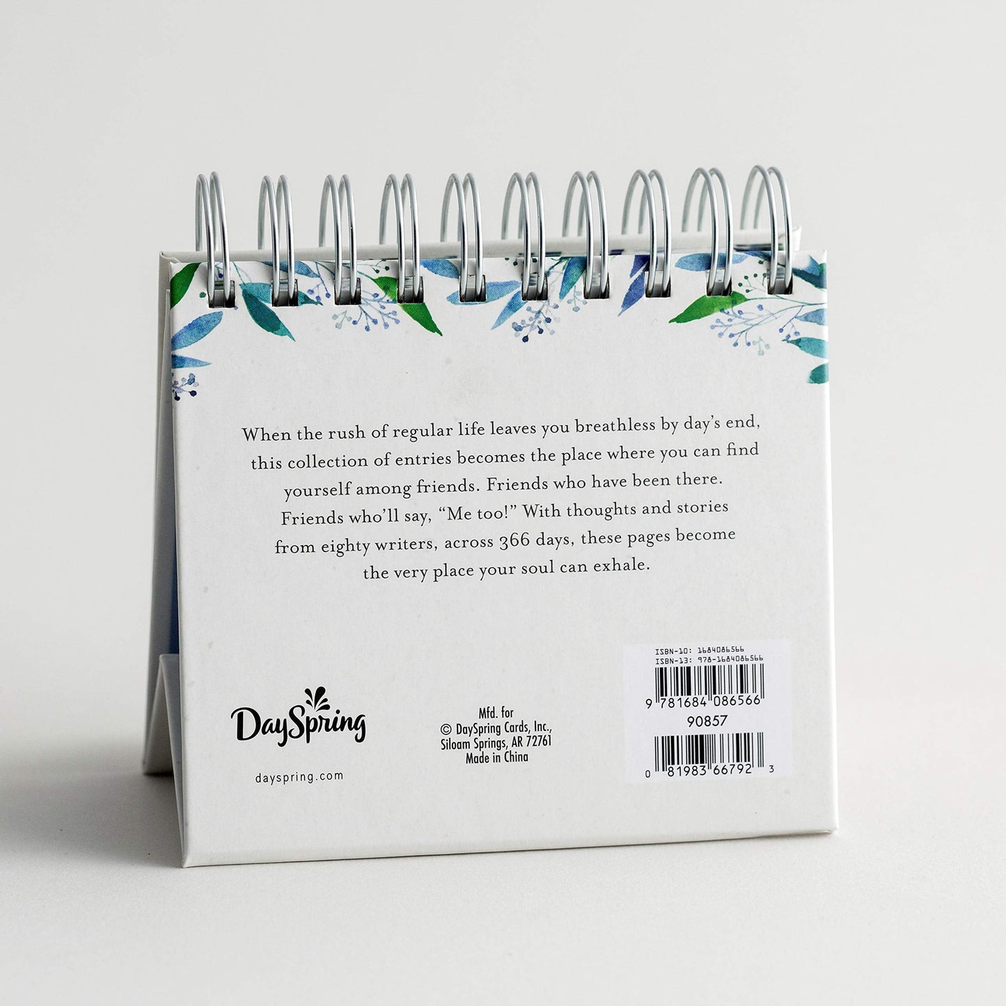 DaySpring - A Moment To Breathe: 366 Devotional Thoughts That Meet You in Your Everyday Mess: An Inspirational DaySpring DayBrightener - Perpetual Calendar, 1.5" x 5.5" x 5.5" (90857)