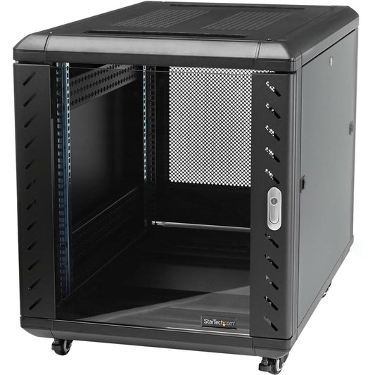 StarTech 15U Enterprise-Grade Server Rack Cabinet, 19in Enclosed 4-Post Rack with 33in (83cm) Mounting Depth and 1764lb (800kg) Weight Capacity