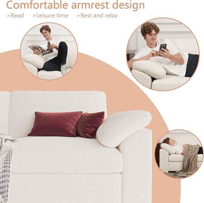 EASE MOOSE Modern Loveseat Sofa