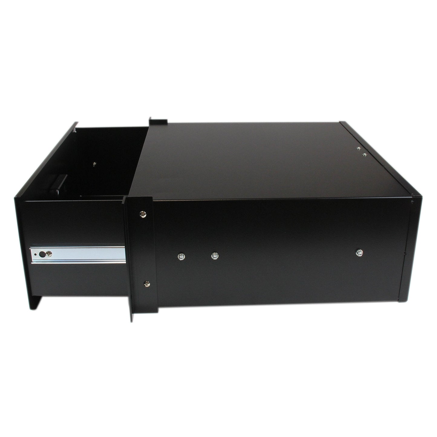 StarTech.com 4U Rack Mount Drawer - 55 lb (25 kg) - 4U Steel Storage Rack Drawer for 19" AV / Sever / Network Equipment Rack or Cabinet (4UDRAWER) Black