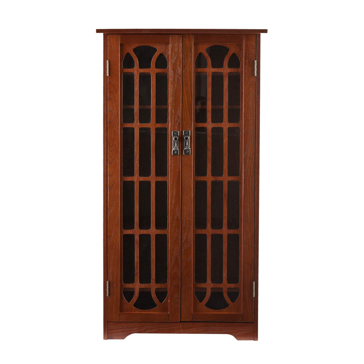 Furniture HotSpot Window Pane Media Cabinet - Oak
