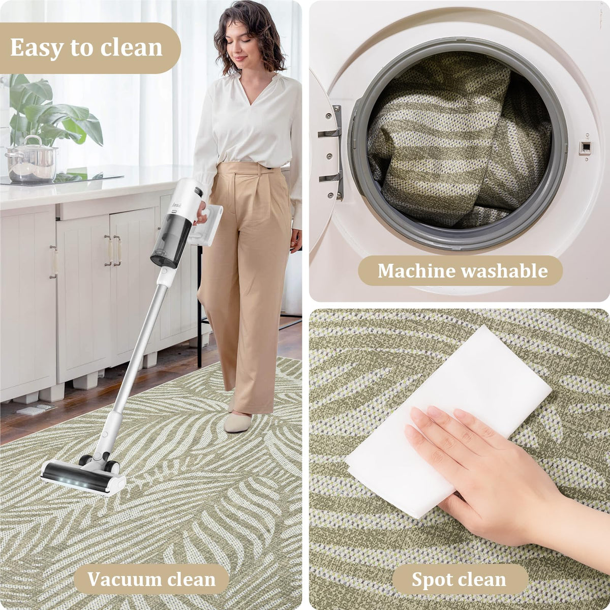 Office Chair Mat for Hardwood Floor, 60"x45" Easy Glide Computer Desk Mat Protector for Rolling Chair Under Desk Rug Nonslip Backing, Machine Wash, (Modern)
