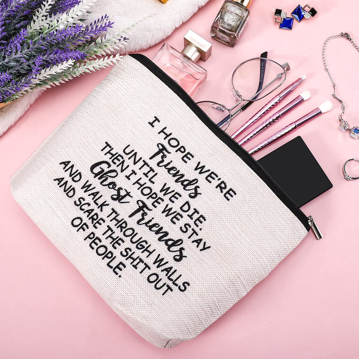 Best Friend Birthday Gifts for Women Friendship Gifts for Women Funny Best Friend Gift for Woman Bestie Gift for Woman Bff Bestfriend, Coffee Mug Makeup Bag Keychain Card