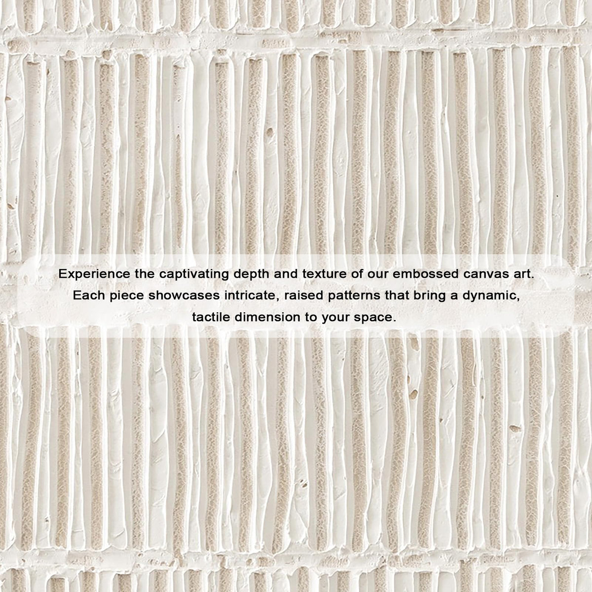 VGICH Large Framed Canvas Wall Art, Modern Abstract Wall Art for Living Room, Beige Textured 100% Hand-painted Painting, Minimalist Wall Decor for Living Room, Bedroom, Office, Hallway, 27x43 Inch
