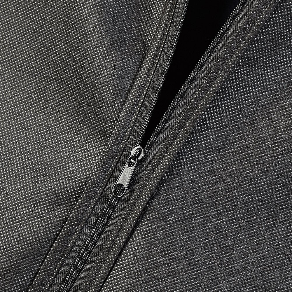 Pack of 3, 41 Inches Black Hanging Breathable Suit Garment Bags for Mens Closet,Jacket,Short Dress,Suit Travel, protector or Storage