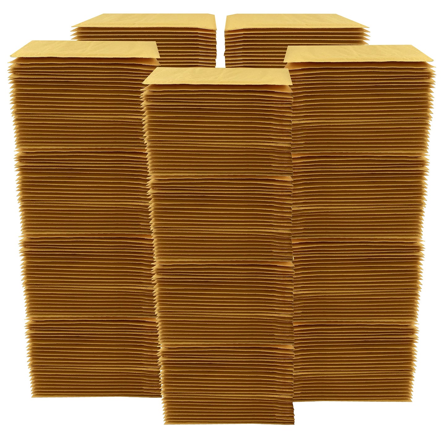 UBMOVE #000-4" x 8", Kraft Bubble Mailers, 500 Pack, Shipping Mailing Envelopes For Small Business, Mailing Padded Envelopes, Shipping Mailers With Bubble Interior Protection