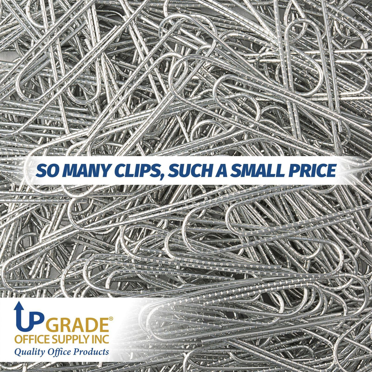 Upgrade Office Supply Jumbo Paper Clips, Non Skid, 1.9 Inch, 600 Count (6 Boxes of 100), Silver, Made in USA