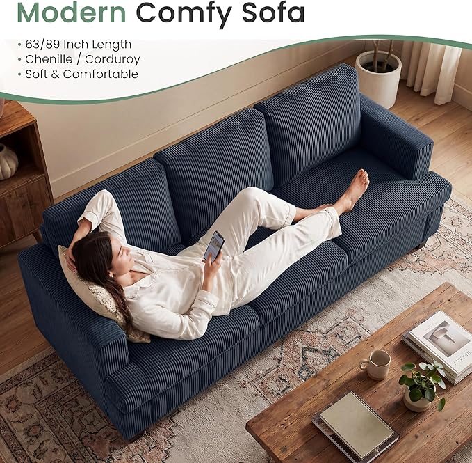 YOUDENOVA Sofa, Modern Comfy Couches