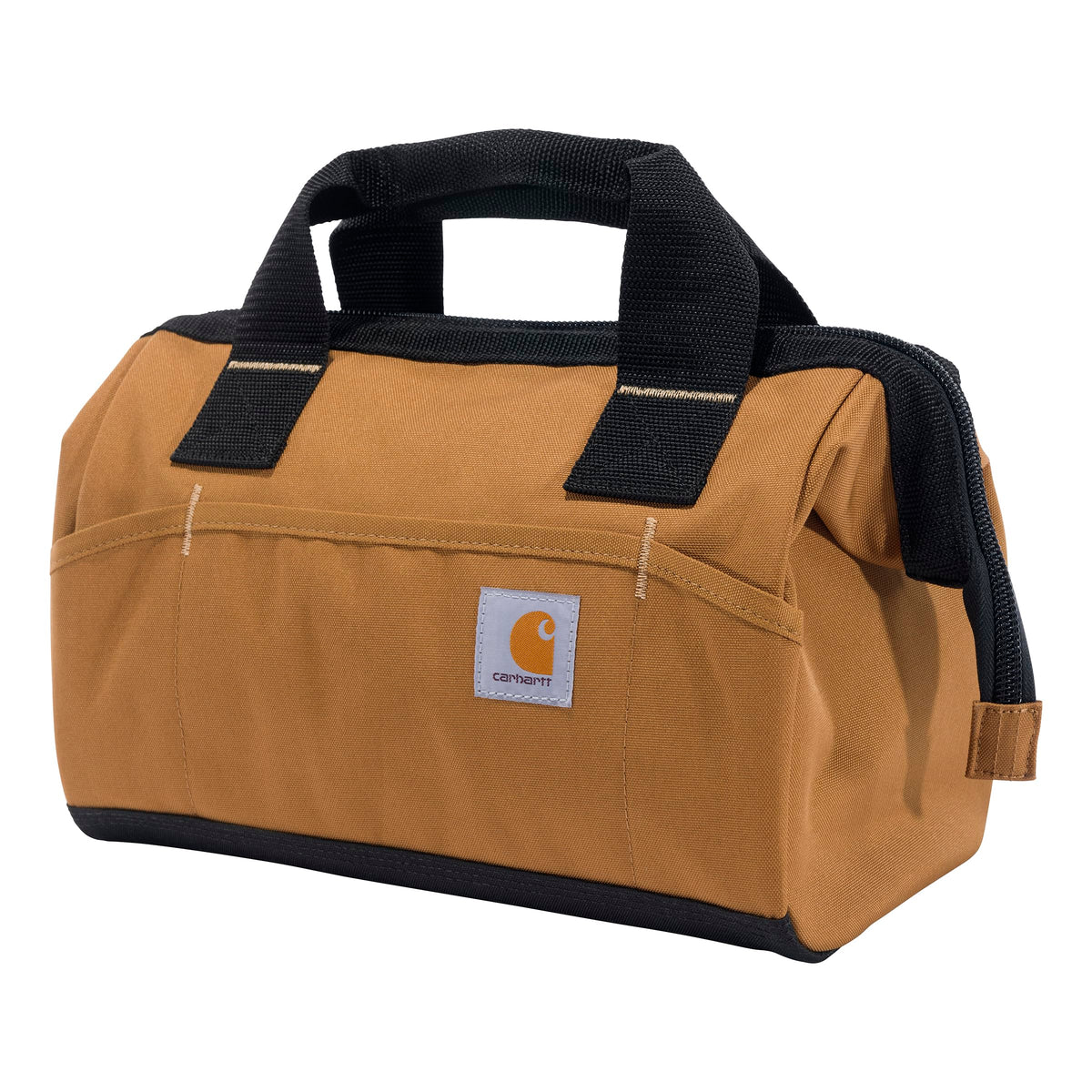 Carhartt Onsite Tool Bag, Durable Water-Resistant, Tool Storage Bag, Midweight, 13-Inch 15 Pocket, Carhartt Brown