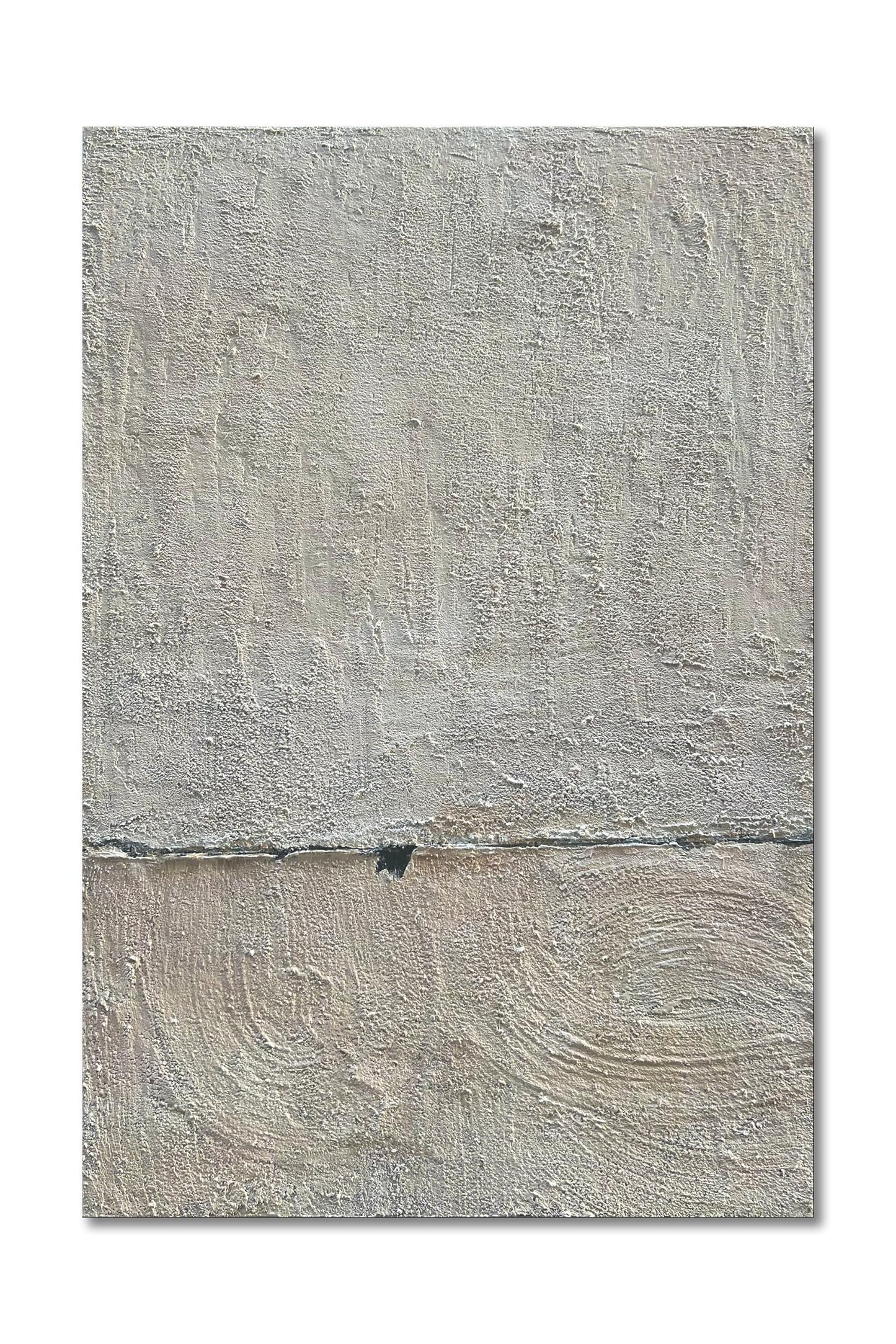 NANKAI Hand Painted Minimalist Black and White Art Canvas Abstract Oil Painting 36x24 inch Wall Decorative Art