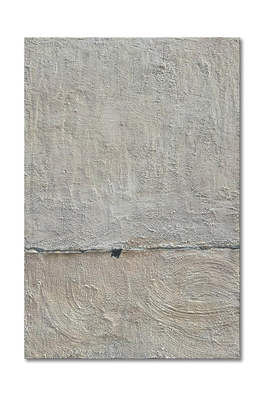 NANKAI Hand Painted Minimalist Black and White Art Canvas Abstract Oil Painting 36x24 inch Wall Decorative Art