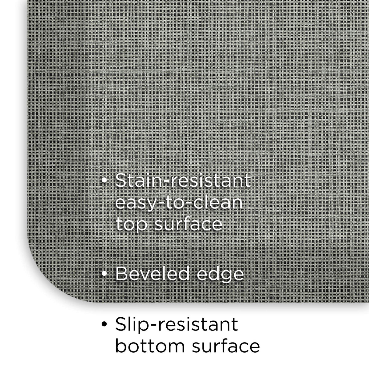 NewLife by GelPro Decorative Foam Floor Mat, 20" x 32", Patina Grey