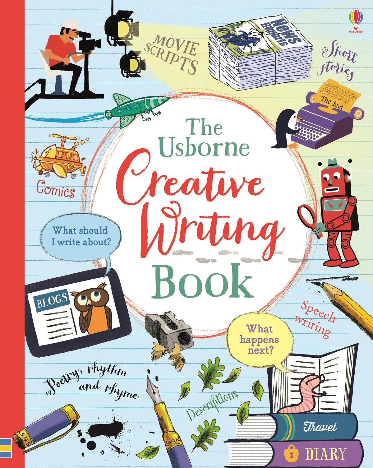 Creative Writing Book: A Fun Guide for Young Writers (Ages 8-10) About Stories, Poems and Comics (Write Your Own)