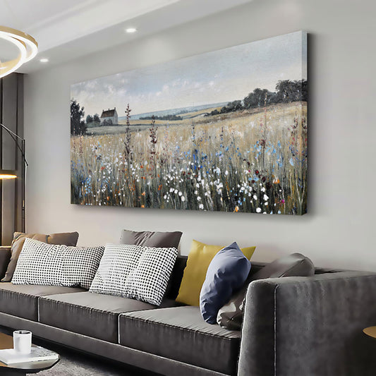 Glvzygy Canvas Wall Art Vintage Decor Artwork Classical Oil Painting Canvas Prints Vintage Landscape Wall Art Suitable for Living Room Bedroom and Office Home Decor Painting 24"x48"