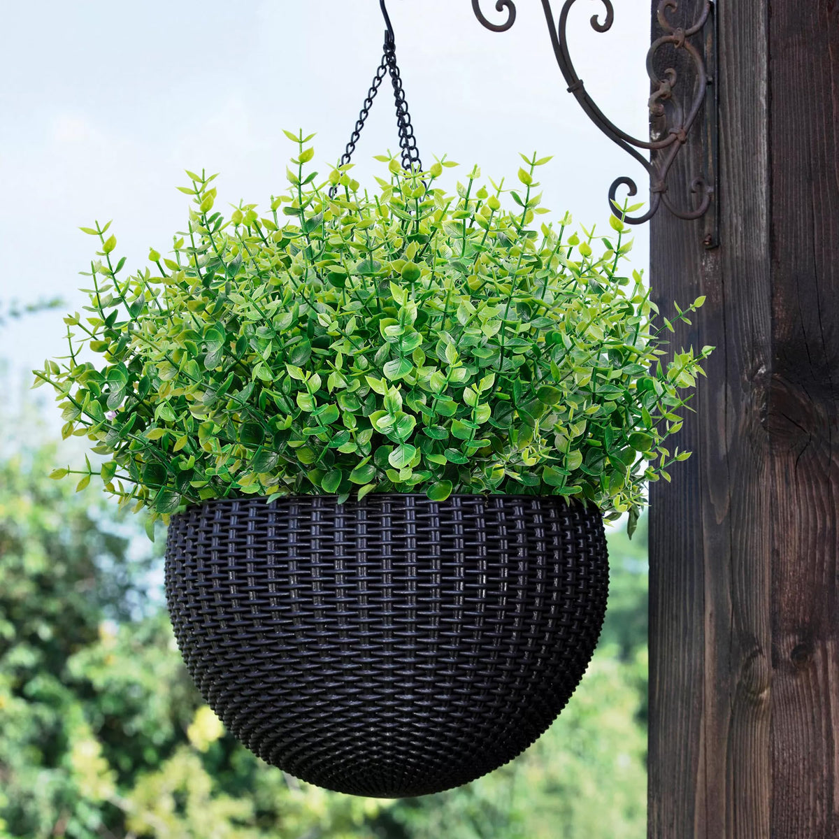 petalyn Faux Greenery Stems Plastic Artificial Boxwood, 20 Bundles Faux Boxwood Shrubs Outdoor Artificial Greenery UV Resistant for Farmhouse Office Garden Wedding Window Patio Porch Home Decor