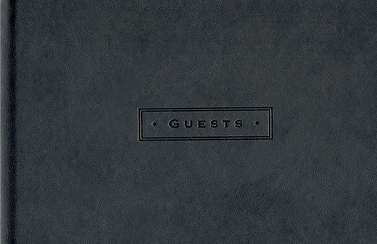 Classic Black Guest Book