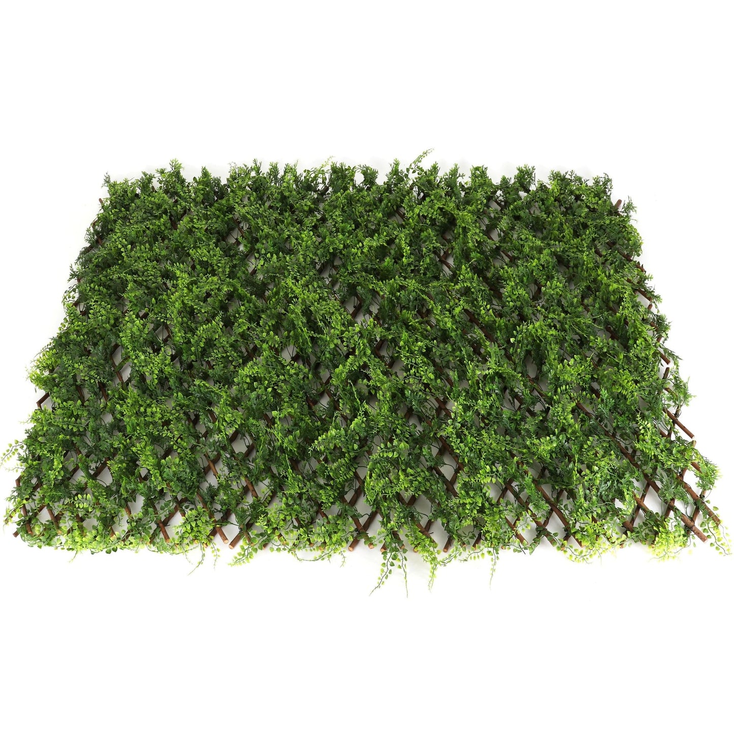 3rd Street Inn™ Leaf Trellis - Bamboo Greenery Panel - Boxwood and Ivy Privacy Fence Substitute - DIY Flexible Fencing (1, Juniper)