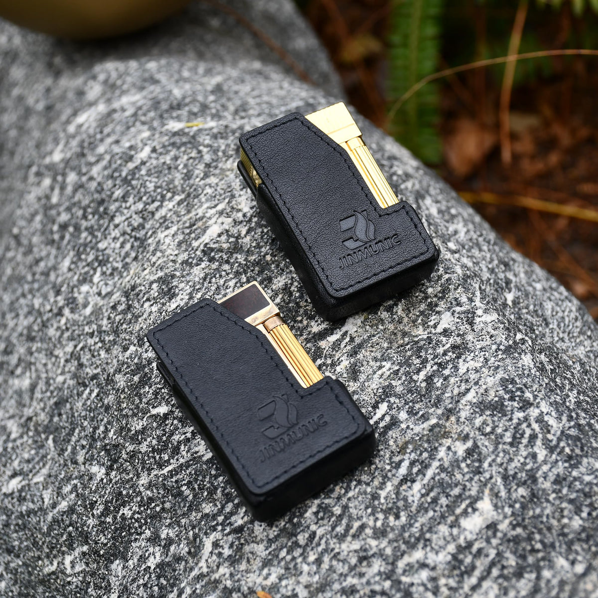 JINMUNIC Leather Lighter Case Cover Holder Sleeve Pouches for S.T Dupont Ligne 2 Lighter Accessories Small Gift Fathers Day for Men