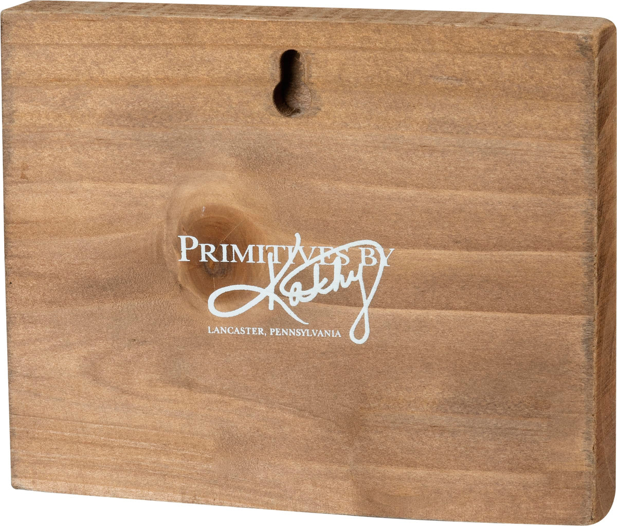 Primitives by Kathy Bunnies Bring Blessings In Abundance Home Décor Sign