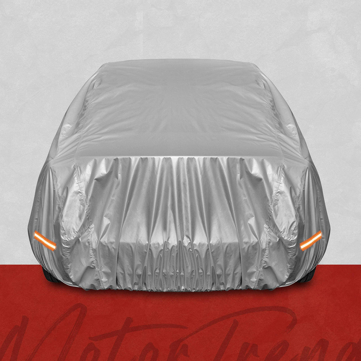 Motor Trend SafeKeeper Heavy Duty Car Cover Waterproof All Weather, Multi-Layered Truck SUV Car Cover for Snow Rain Sun UV Protection, Full Exterior Car Covers for Automobiles (Fits up to 210" Length)