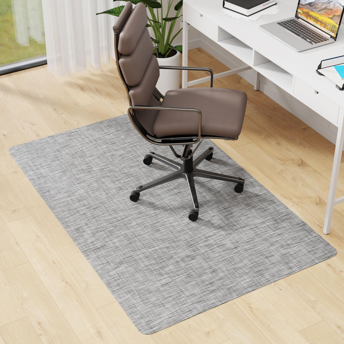 Cybstrax Office Chair Mat for Hardwood & Tile Floor, 30" x 48" Desk Chair Mat, Anti Slip, Non-Curve Computer Chair Mat for Rolling Chairs Floor Protector for Home Office
