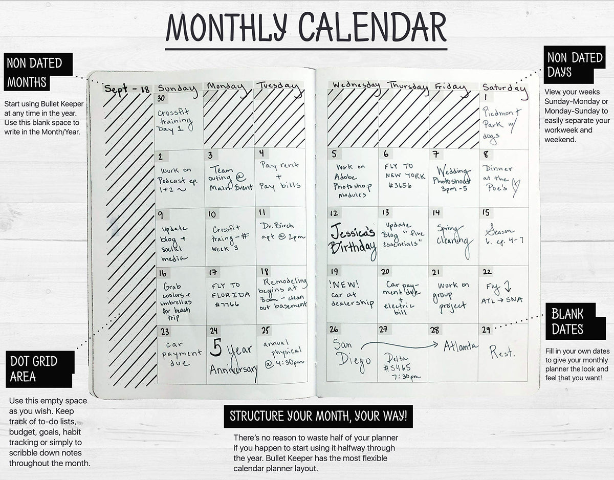 BK UNDATED Yearly Weekly/Monthly Planner 2026-27 Daily Planner Agenda & Personal Organizer to Increase Productivity, Academic Planner w/Sticker Set. A5 (5.8 x 8.3) - Gray Hardcover
