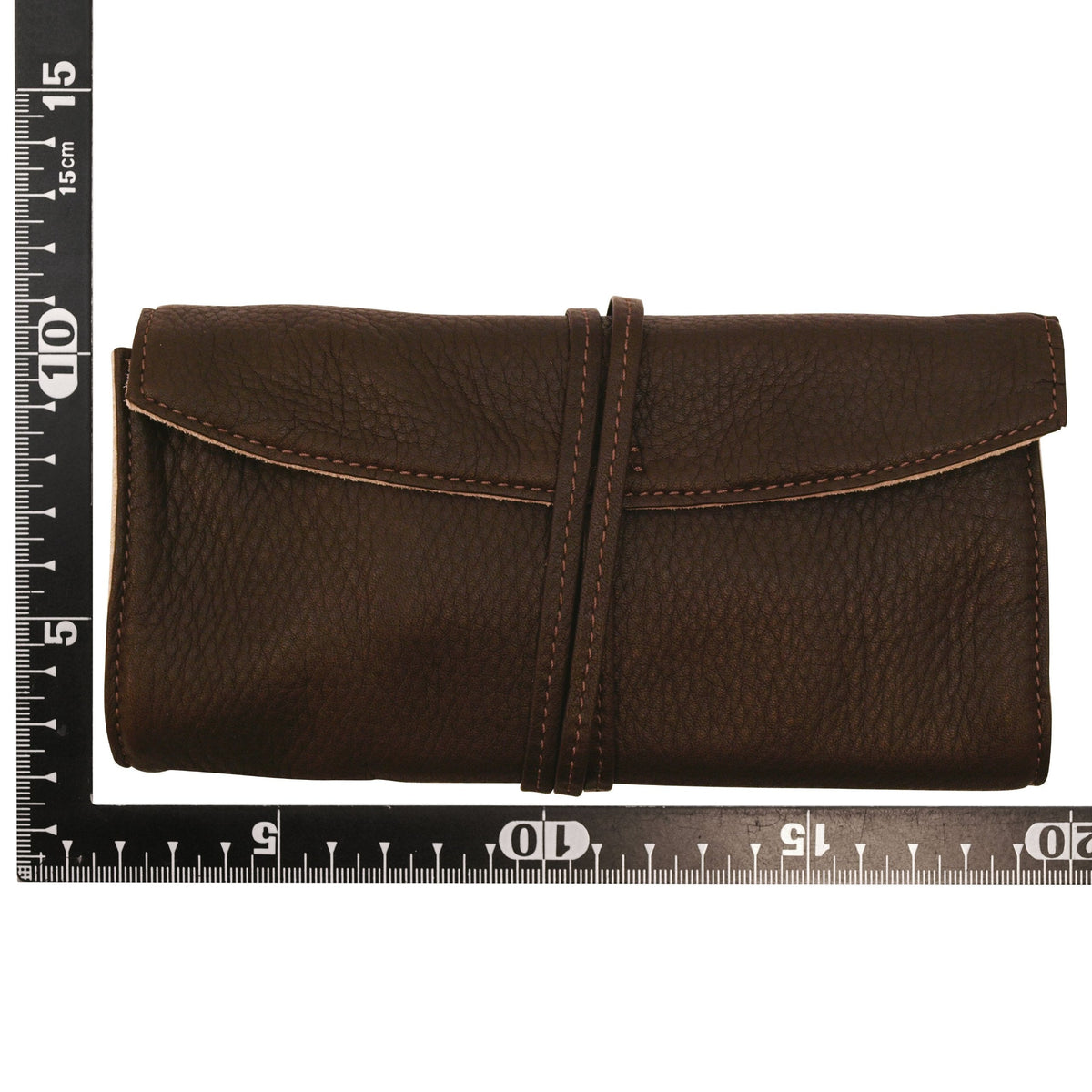 Pilot Pensemble Roll Pen Case 5 Pocket Cowhide Dark Brown