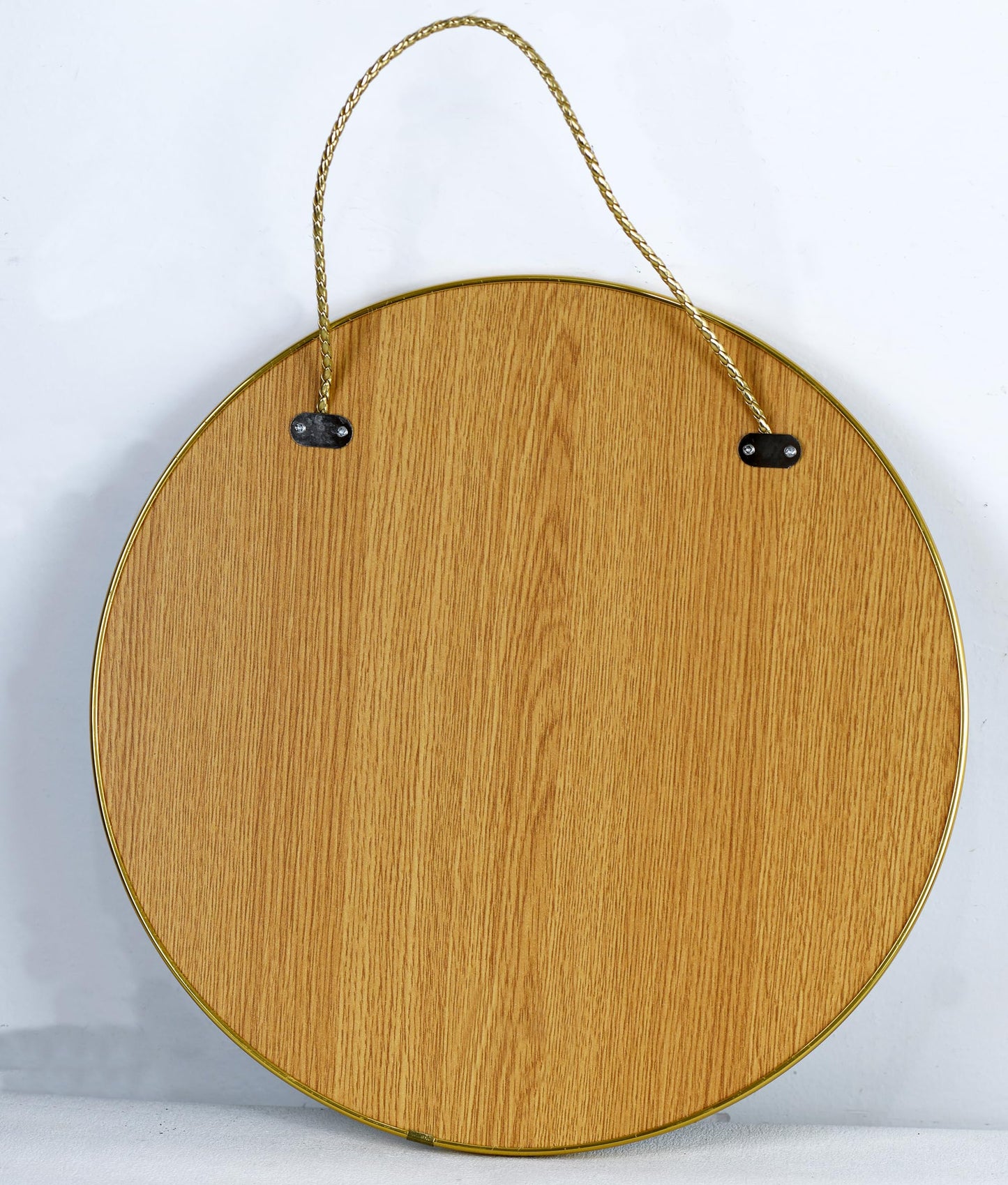 YCHMIR 11.8-inch Small Round Wall Mirror, Gold Bathroom Mirror