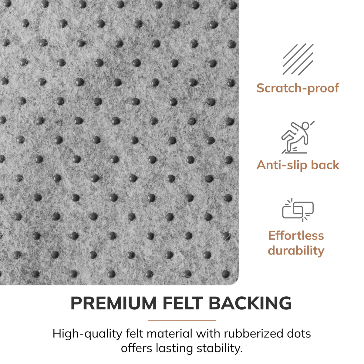 Anji Mountain Rug'd Office Chair Mat for Carpet & Hardwood Floor - Jacquard Woven, Anti-Slip Backing, Low Pile, Floor Protector Desk Chair Mat, Office Rugs for Rolling Chairs (Maldives - 36" x 48")