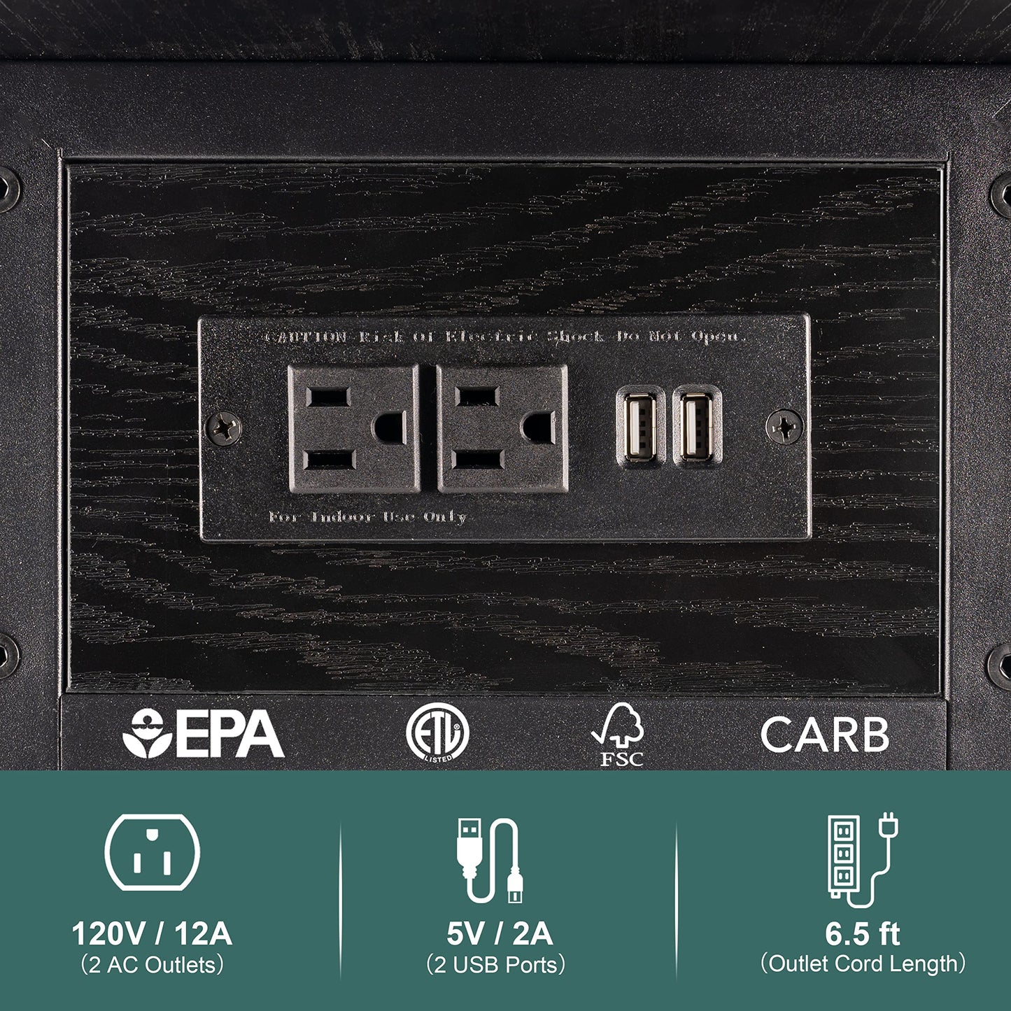 Yoobure End Table with Charging Station, Flip Top Side Table with USB Ports and Outlets, Sofa Couch Table Bedside Table for Living Room Bedroom, Narrow Nightstand with Storage Shelves for Small Space