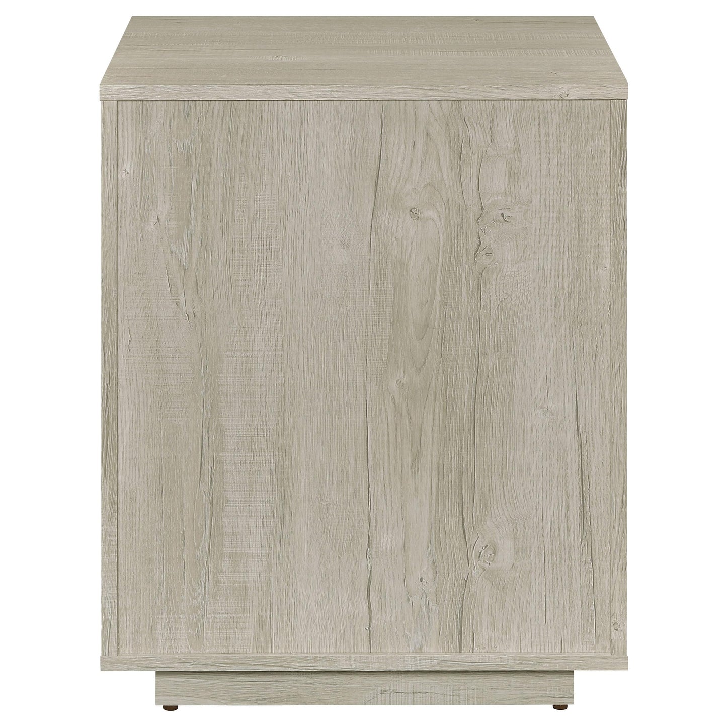 Coaster Home Furnishings - Loomis - Engineered Wood & Veneer - 3-Drawer Modern File Cabinet with Drawer Pulls and Euro Glides - Home Office - Whitewashed Gray - 805882