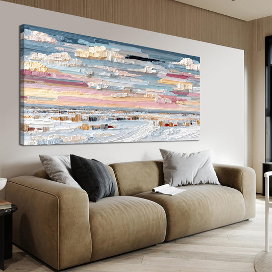 Abstract Canvas Art Wall Decor Wall Pictures For Living Room Canvas Wall Art Decor Colorful Abstract Wall Art Prints Modern Landscape Wall Art Decor Art Work for Walls Bedroom Office Decor 20" X 40"
