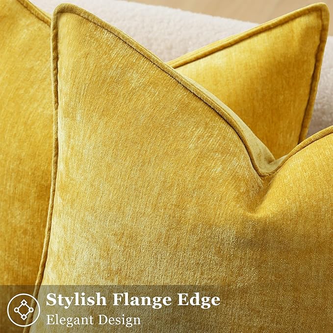 decorUhome Summer Couch Throw Pillow Covers 12x20 Set of 2, Decorative Soft