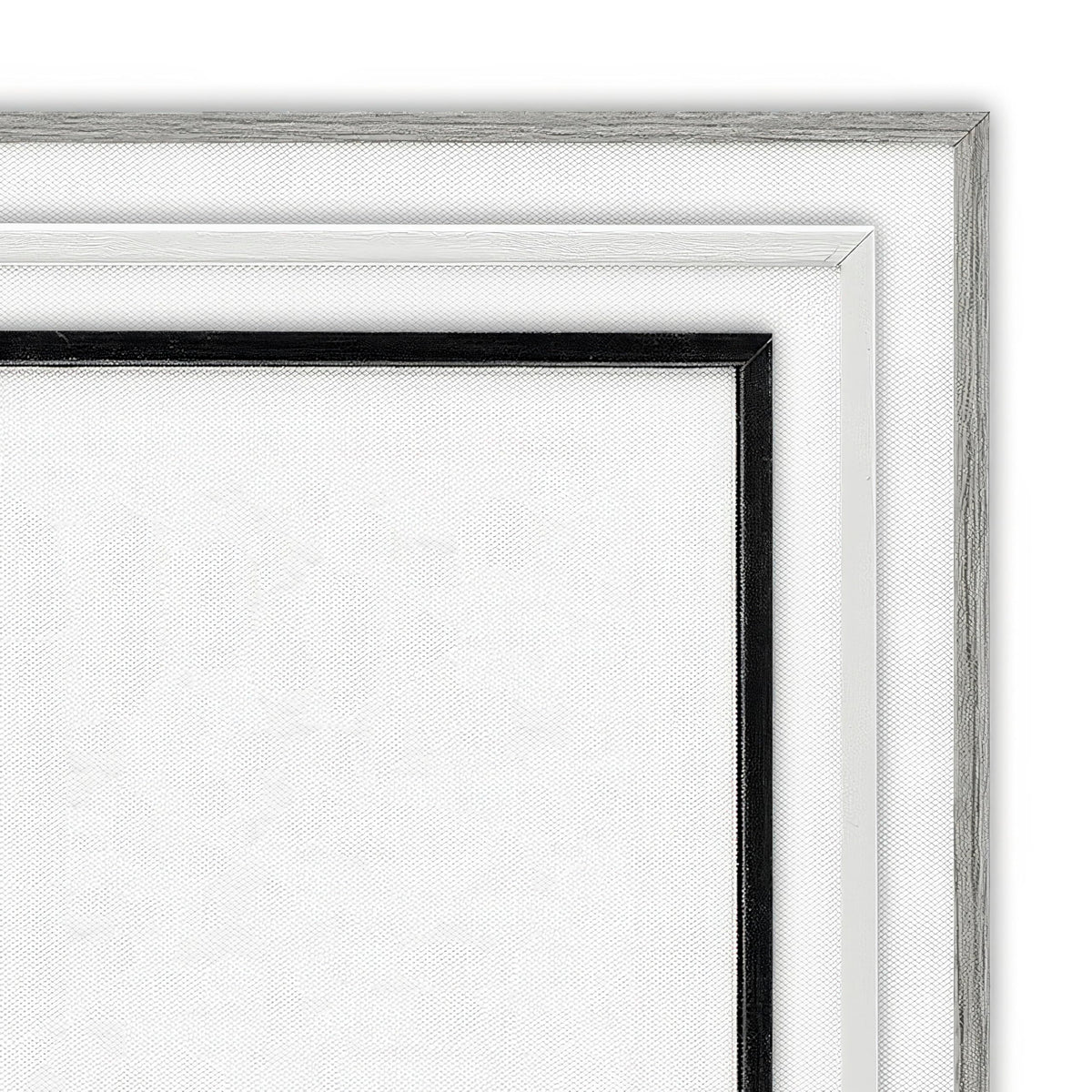 Stupell Industries 'Love Is Patient Grey on White Planked Look', Framed Giclee Art, Black, 14 x 11 Inches, Easy to Hang and Sturdy, Made in USA, by Jennifer Pugh