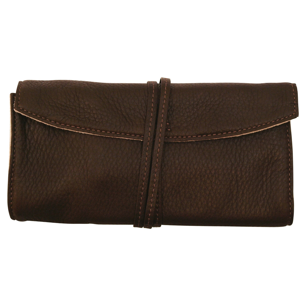 Pilot Pensemble Roll Pen Case 5 Pocket Cowhide Dark Brown