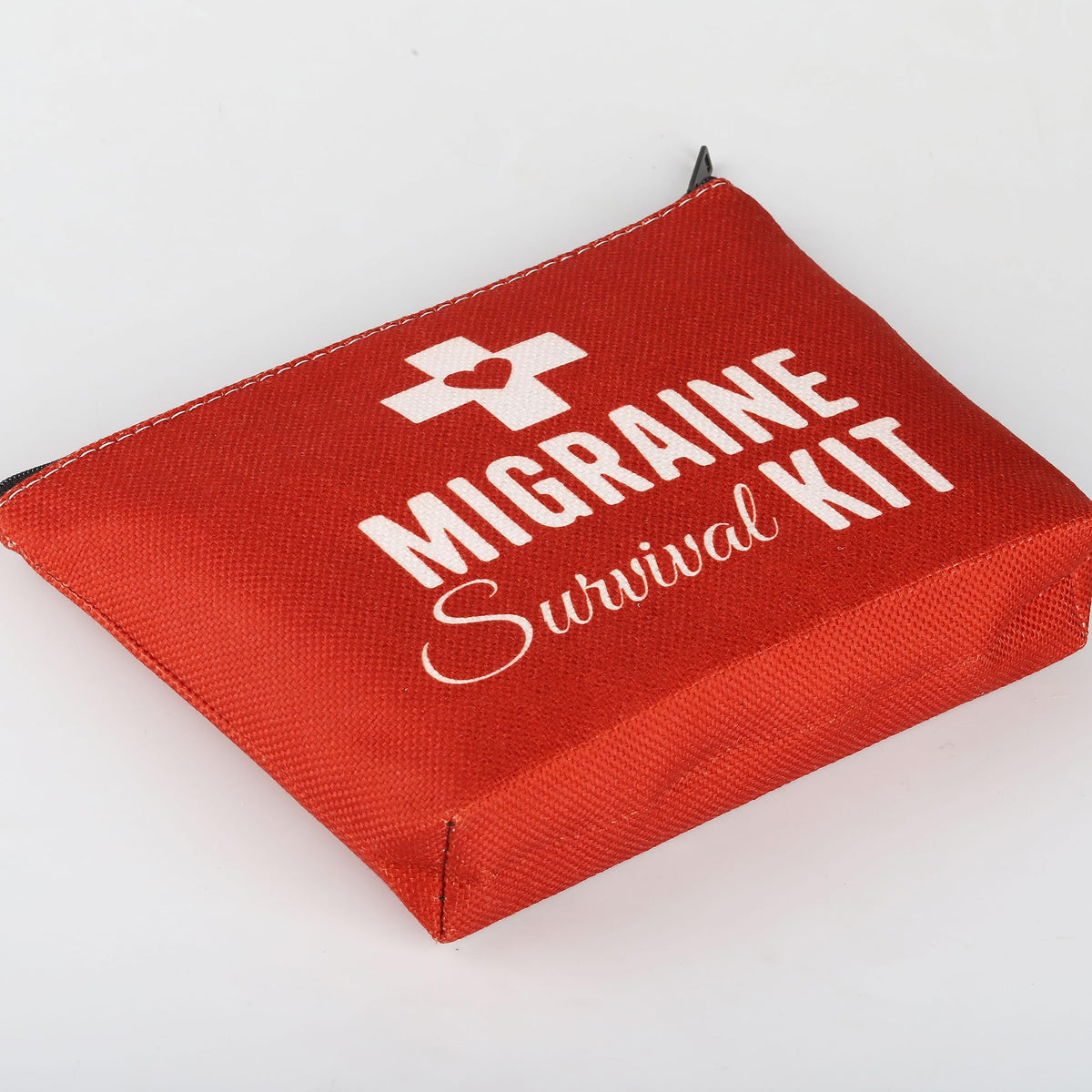 BWWKTOP Migraine Survival Kit Migraine Warriors Gifts Migraine Awareness Bags Migraine Fighter Gifts Migraine Pouch For Meds (Migraine KIT)